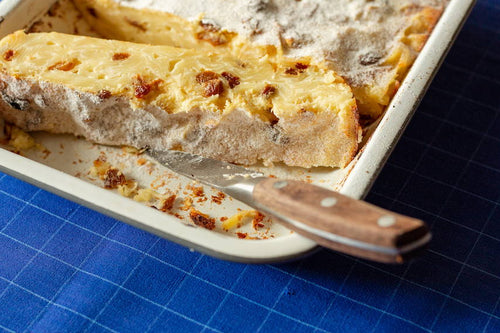 Hungarian sweet noodle cake.