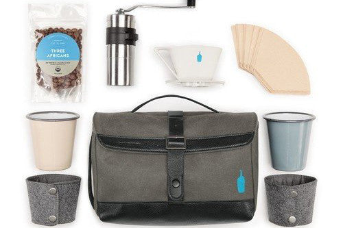 COFFEE KITS WITH FALCON ENAMELWARE.