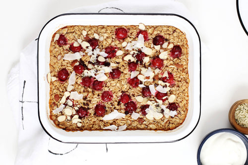 Almond Baked Oatmeal.