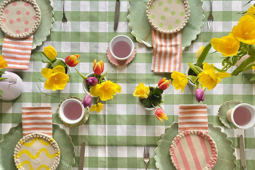 Springtime colours.