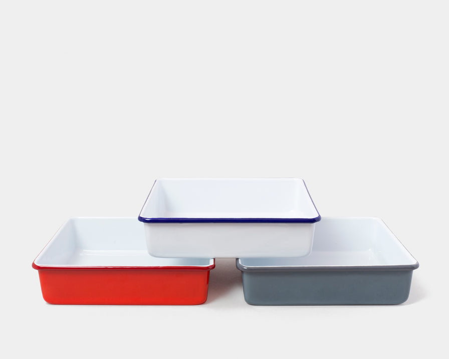 Square Bake Tray Falcon Enamelware