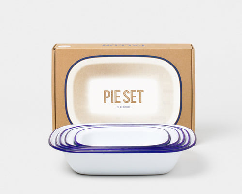 Pie Set Falcon Enamelware