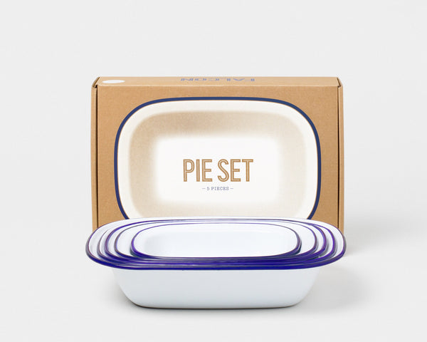 Pie Set Falcon Enamelware